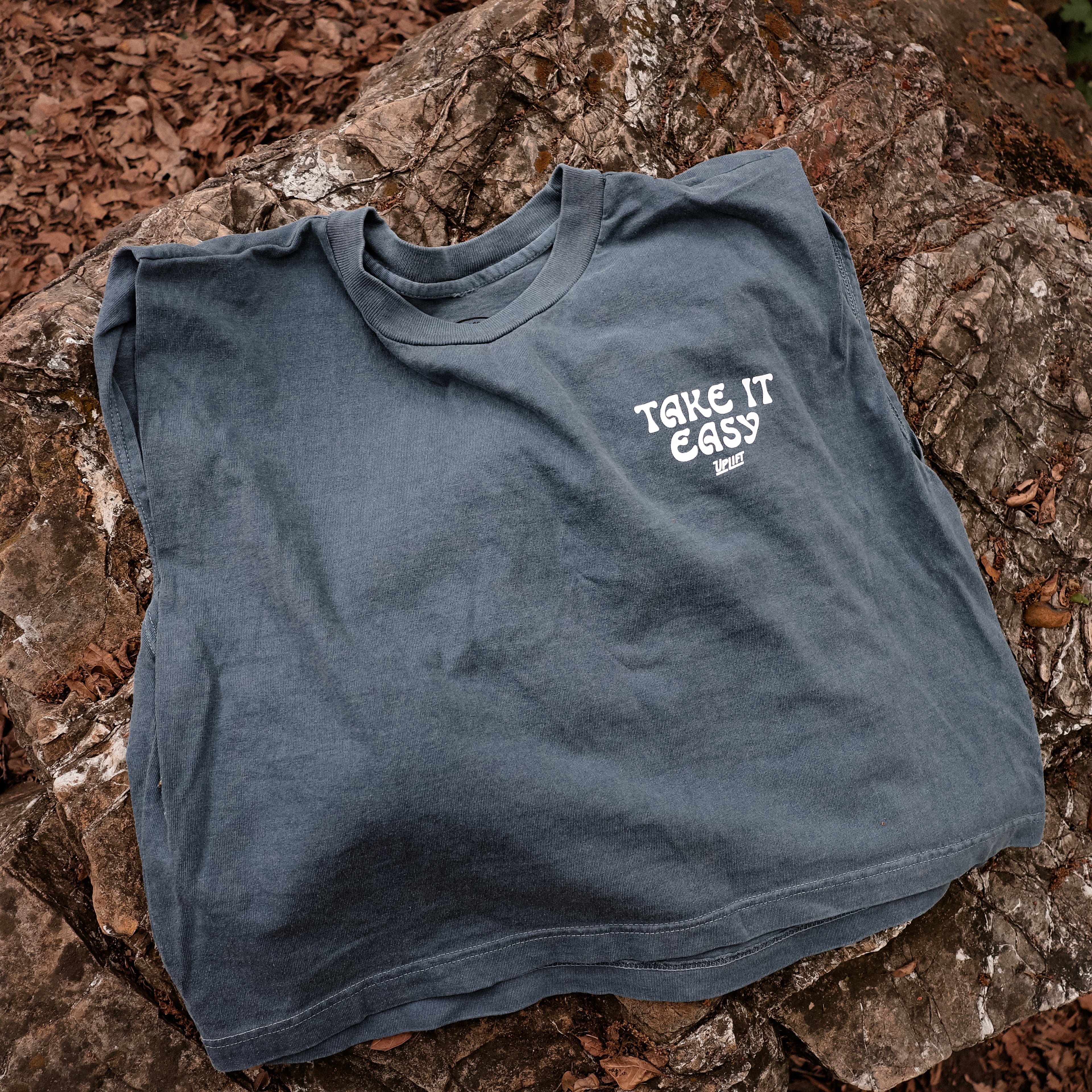 Womens Take It Easy Muscle Tee image 2