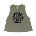 Women’s Higher Frequency Racerback Crop Tank